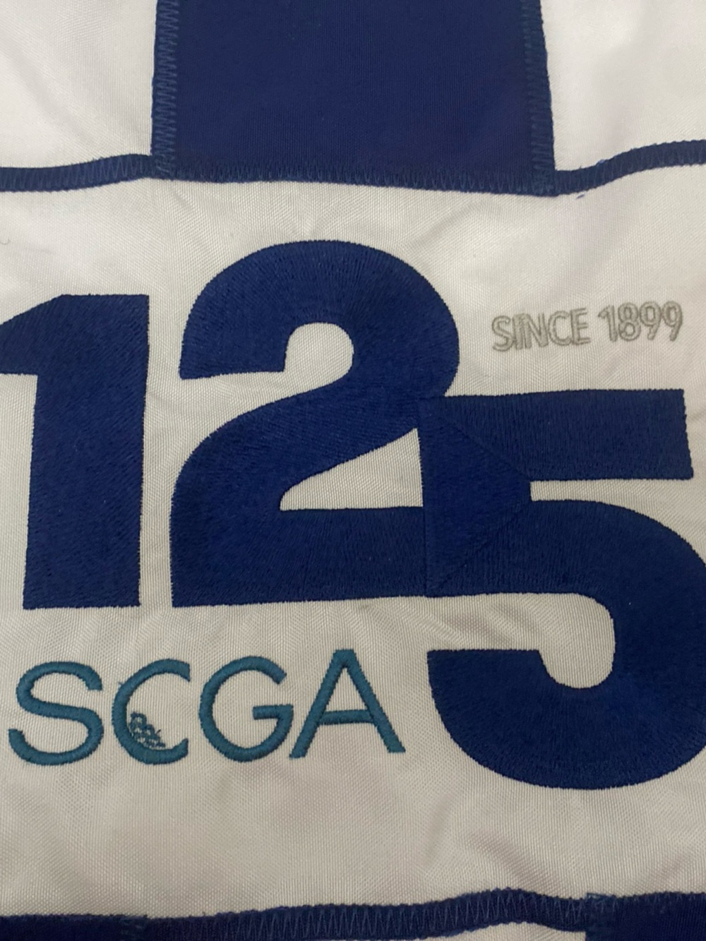 Southern California’s Golf Association Blue& White Stripe # 125 Flag